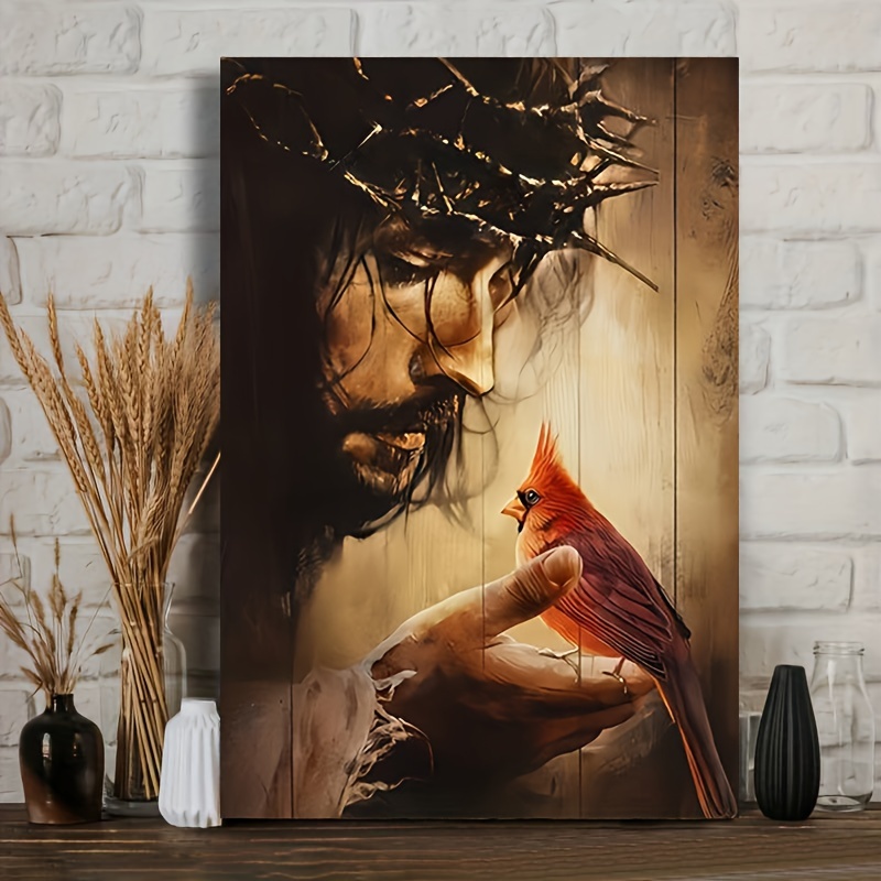 Home Decor Jesus - Thorn Crown Jesus Portrait Kunst Poster