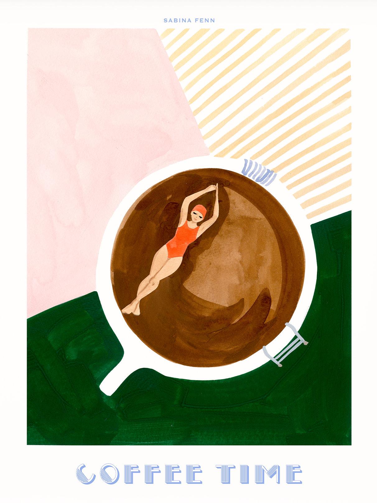 Home Decor Enthusiast - Moderne Schlichtheit, konzentrierter Martini und Guten-Morgen-Kaffee,