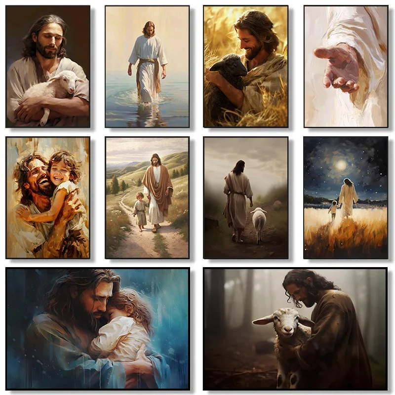 Home Decor Jesus - Jesus Christus läuft auf dem Wasser,