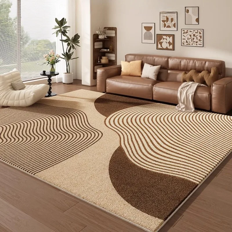Home Decor Online Free - Cremefarbener Wohnzimmerteppich, hell, luxuriös, Heimdekoration, Schlafzimmerteppich,
