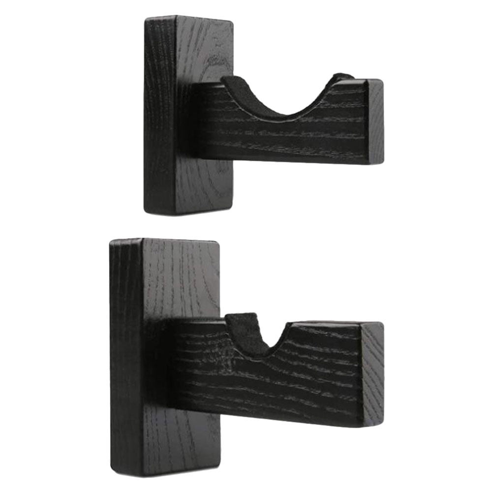 Home Decor Enthusiast - 2 Stück Holz-Baseballschläger-Wandhalterung, Stilvoller Schlägerhalter für