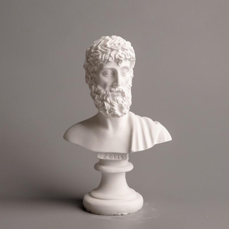 Home Decor From Clay - Zeus, eine Figur aus der griechischen