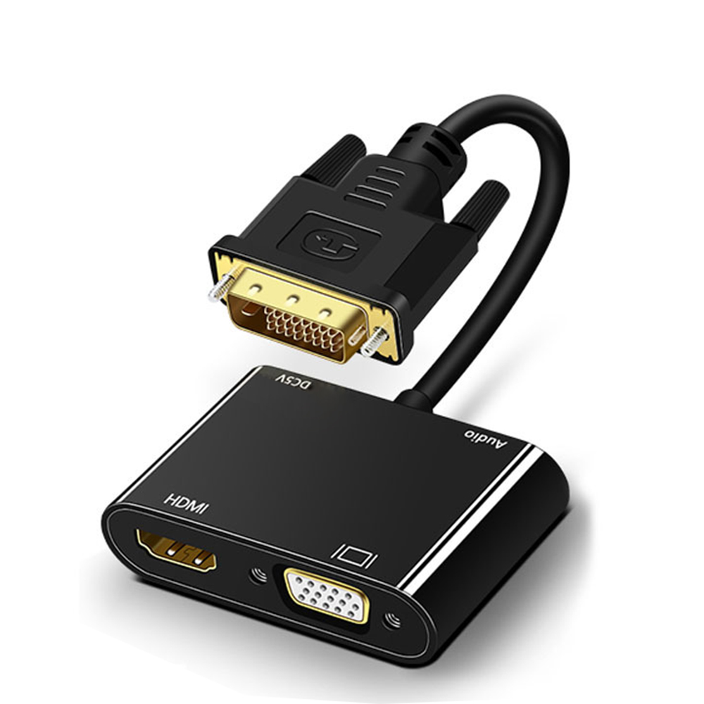 Home Decor Uk - 1080P DVI zu VGA HDMI Splitter