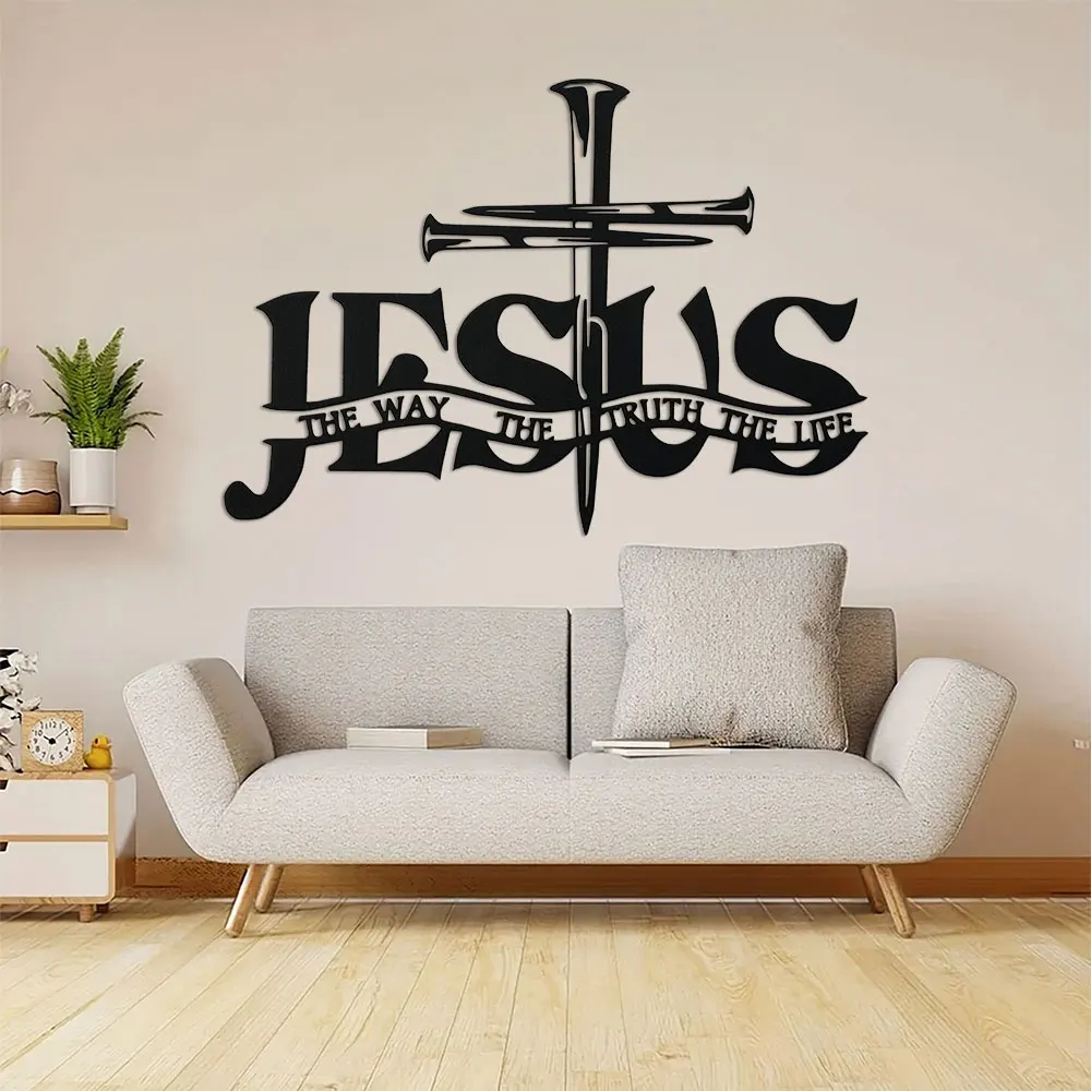 1 Stück Metallwandkunst aus Me – Home Decor Jesus Bewertung und Preis