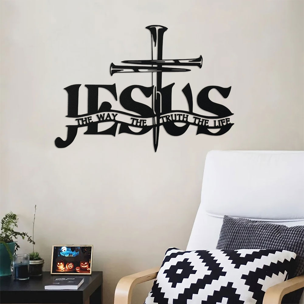 1 Stück Metallwandkunst aus Me – Home Decor Jesus Bewertung und Preis