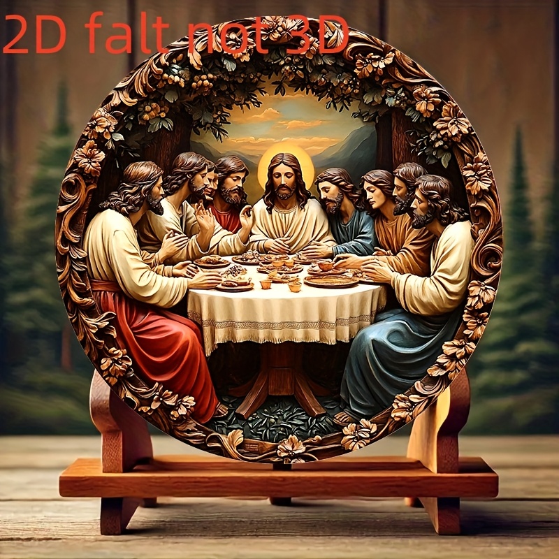 Runde Aluminium-Wandkunst, Das – Home Decor Jesus Bewertung und Preis