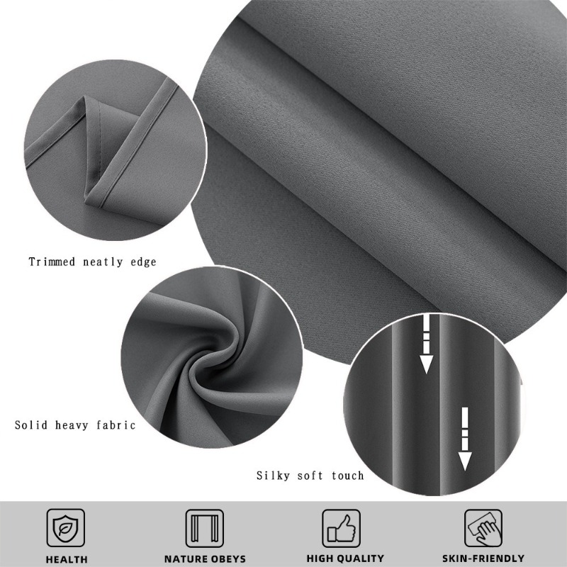 Einfarbiger Lichtundurchlässig – Home Decor Curtain Bewertung und Preis