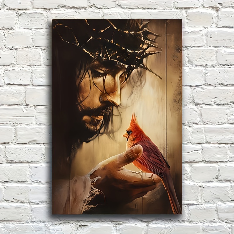 Thorn Crown Jesus Portrait Kun – Home Decor Jesus Bewertung und Preis
