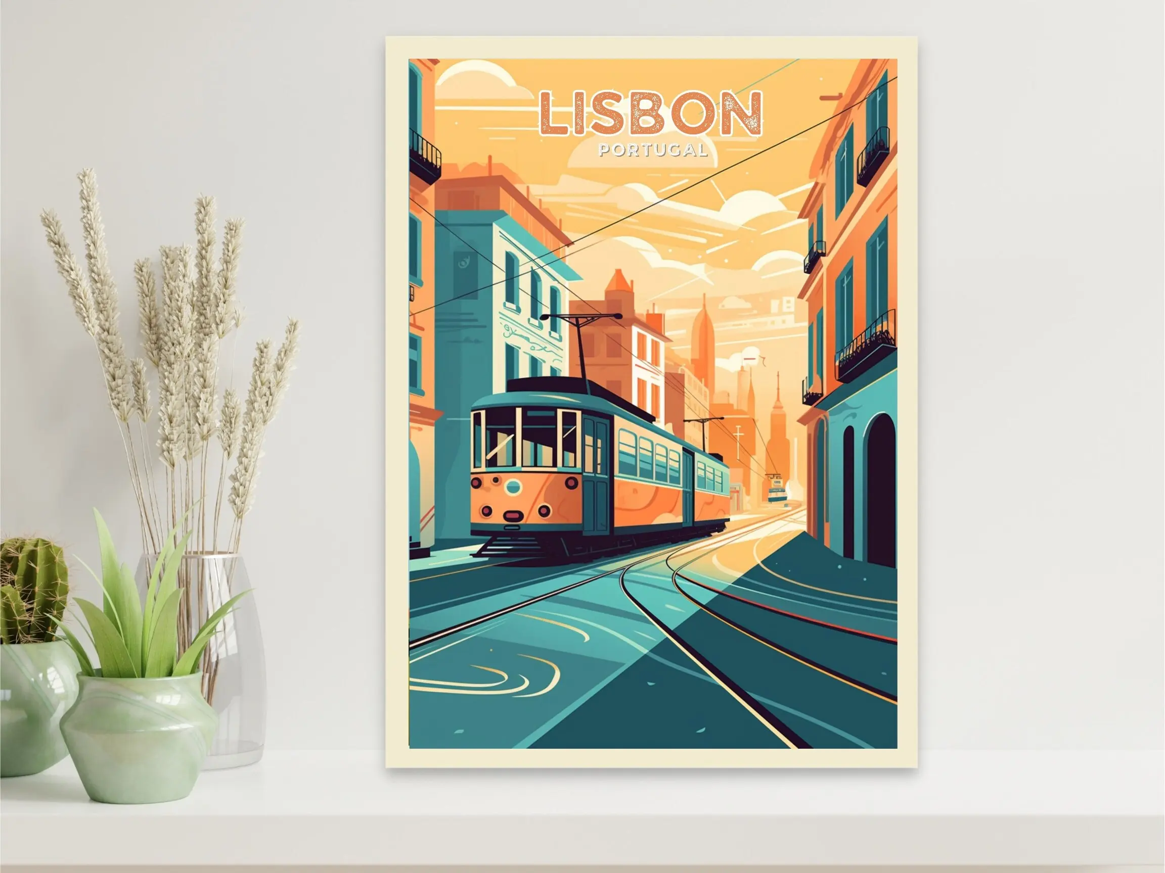Leinwandgemälde, Retro-Poster  – Home Decor London Bewertung und Preis