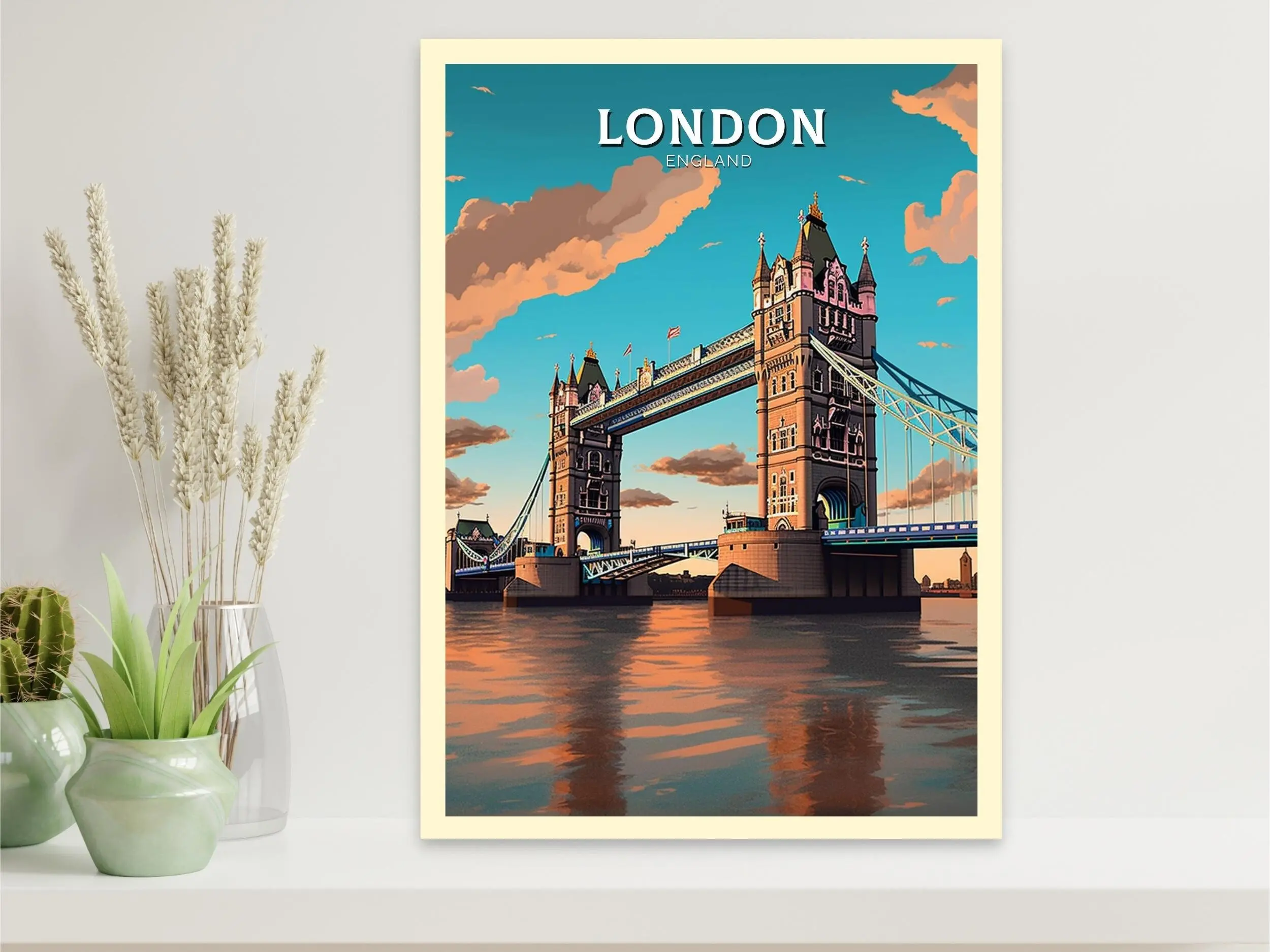 Leinwandgemälde, Retro-Poster  – Home Decor London Bewertung und Preis