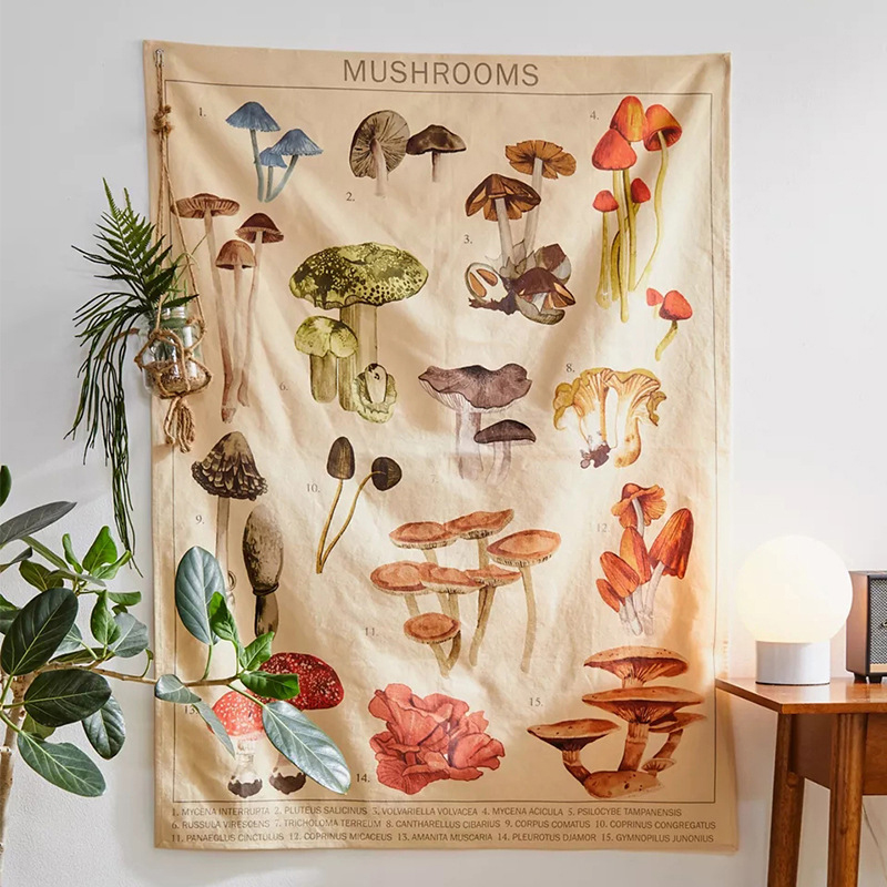 Psychedelic Pilz Tapisserie Di – Home Decor Hippie Bewertung und Preis