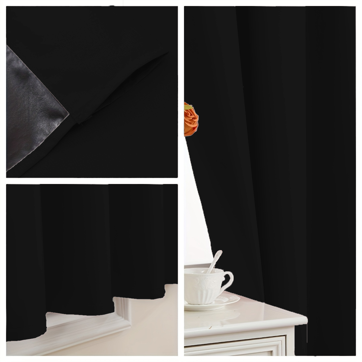 1 Stück einfacher, einfarbiger – Home Decor Curtain Bewertung und Preis