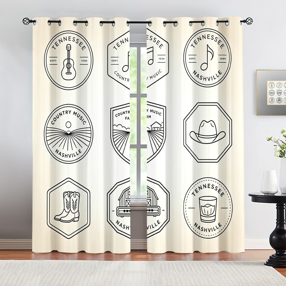 Vorhänge mit Tennessee Country – Home Decor Curtain Bewertung und Preis