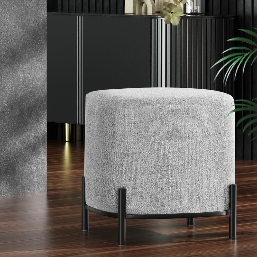 **/Ottomane, runder Fußhocker, – Home Decor Furniture Bewertung und Preis