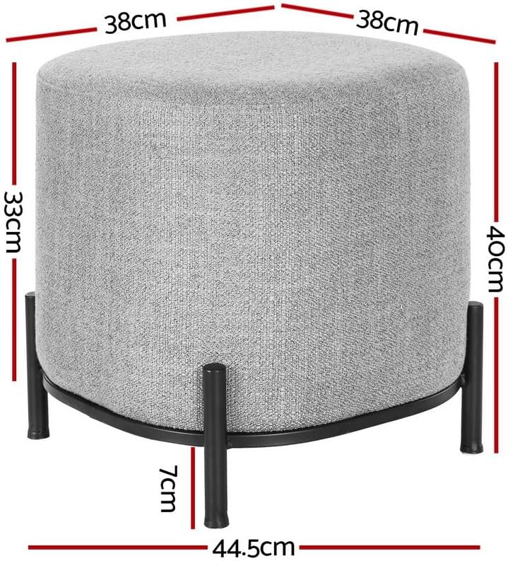 **/Ottomane, runder Fußhocker, – Home Decor Furniture Bewertung und Preis
