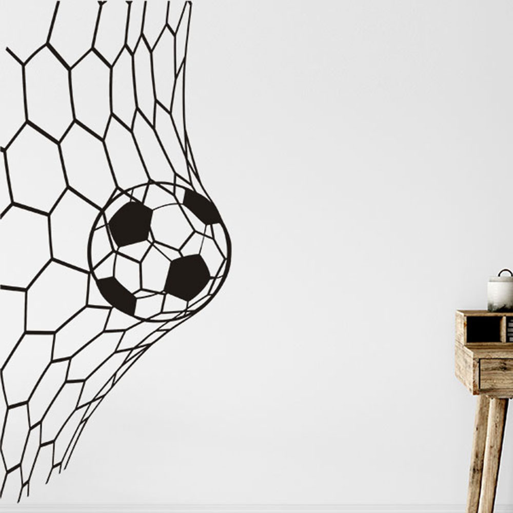 Großer Soceer-Tornetz-Wandaufk – Home Decor Online Free Bewertung und Preis