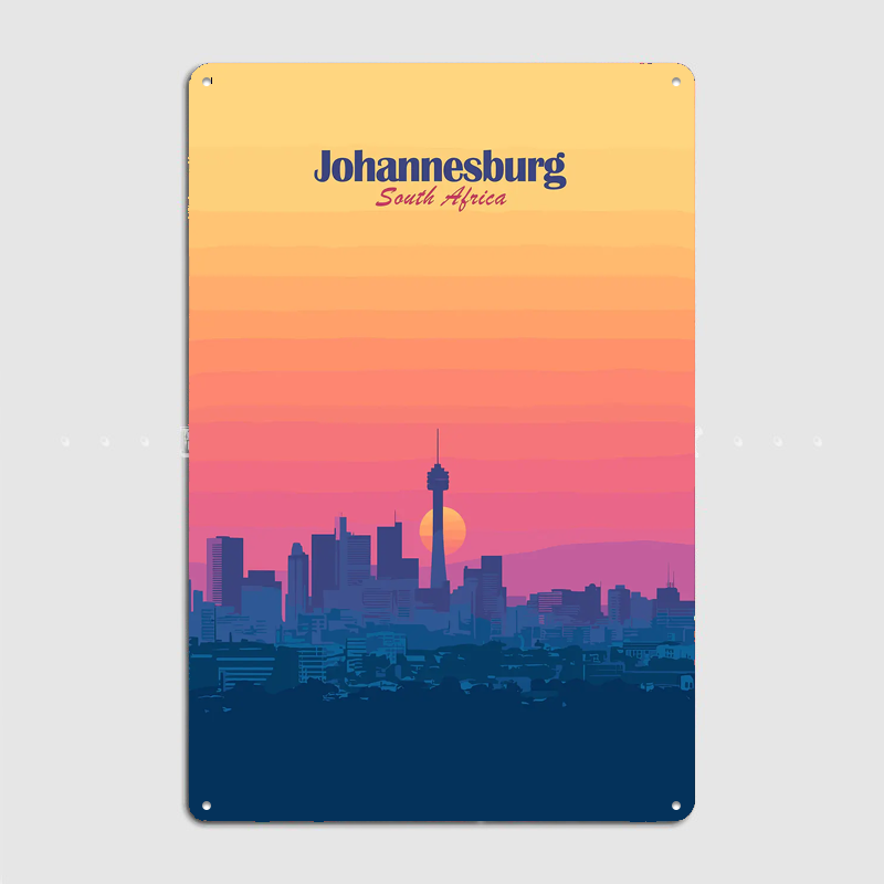 Johannesburg Skyline Sonnenunt – Home Decor Johannesburg Bewertung und Preis