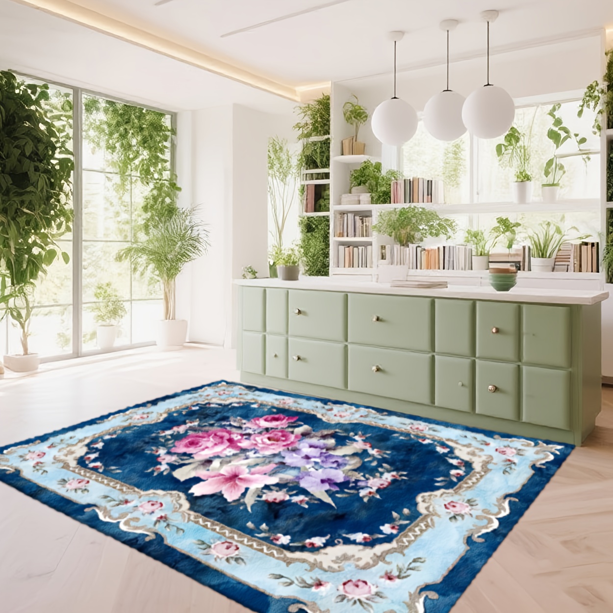 Küsteninspirierter Teppich mit – Home Decor Color Palettes Bewertung und Preis