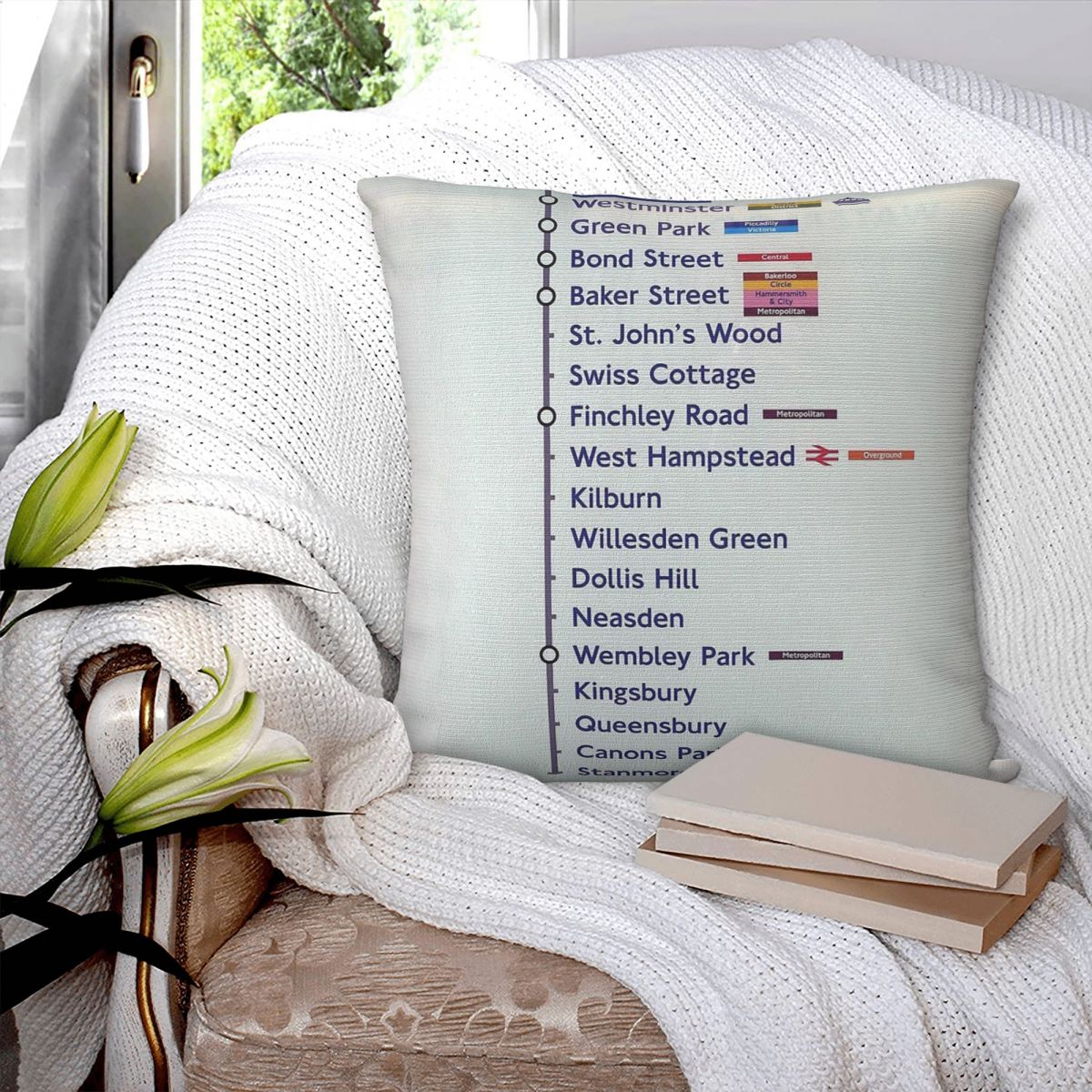 London Jubilee Line Westbound  – Home Decor London Bewertung und Preis
