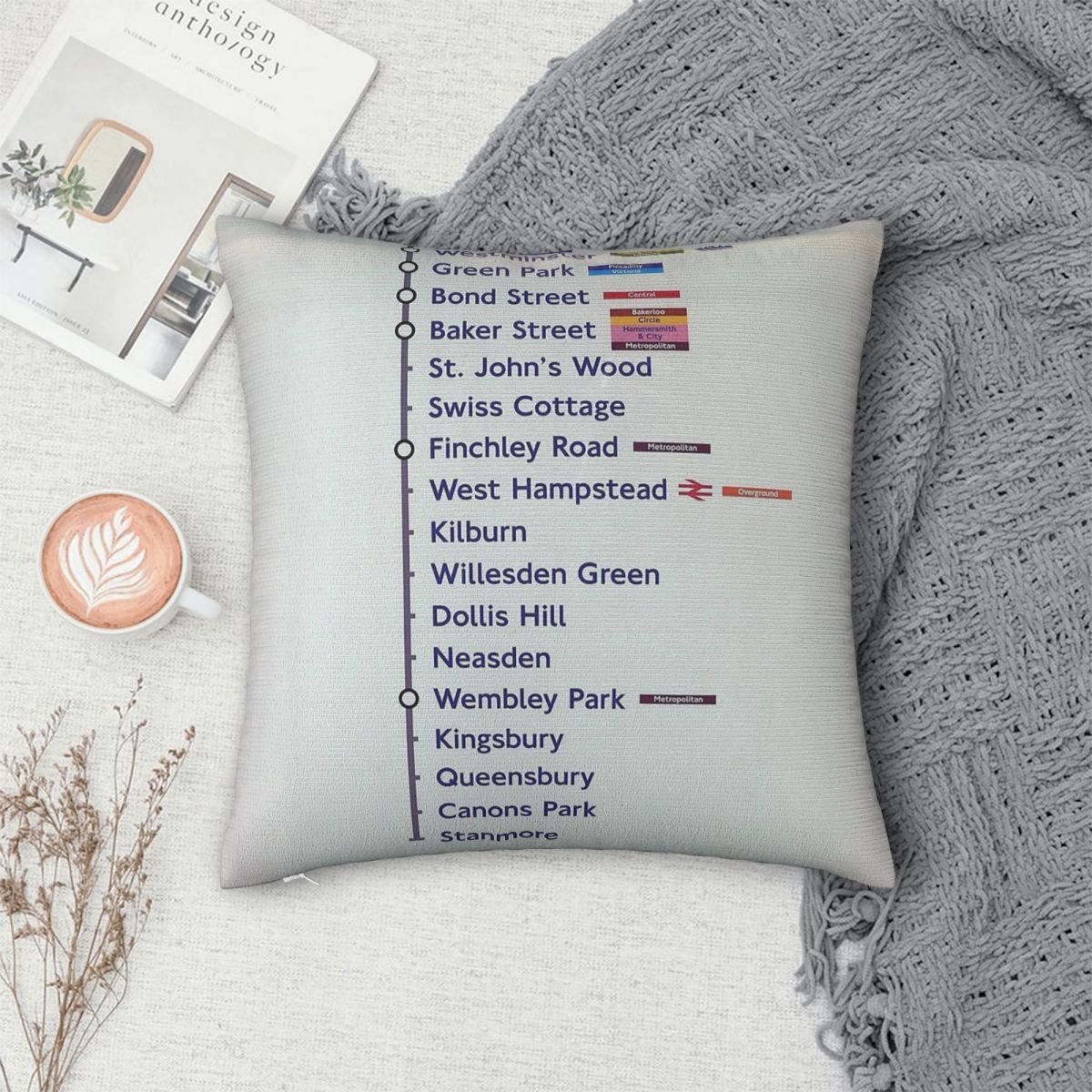 London Jubilee Line Westbound  – Home Decor London Bewertung und Preis