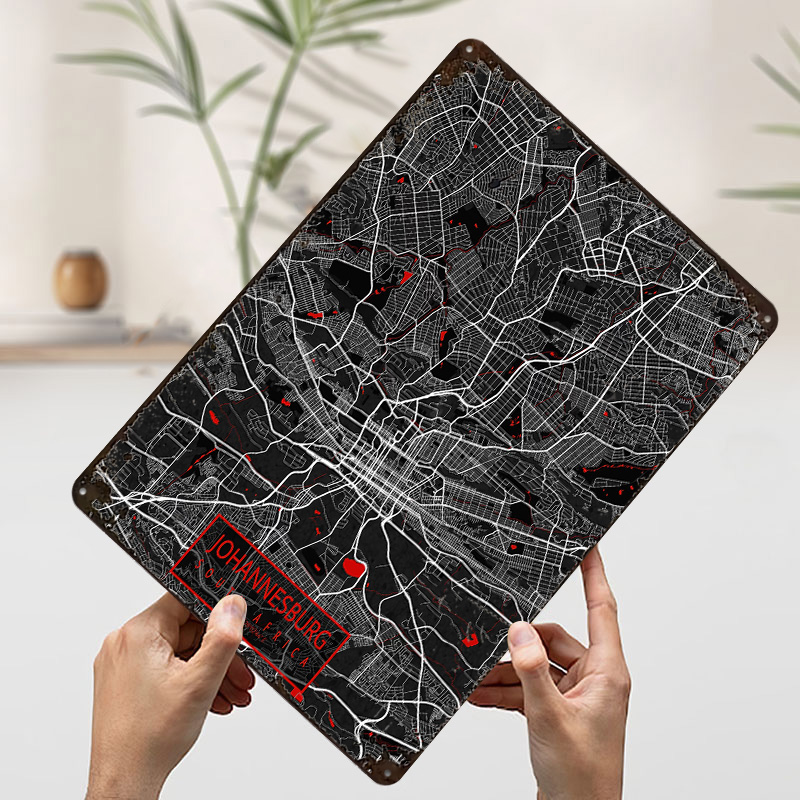 Johannesburg Stadtplan Südafri – Home Decor Johannesburg Bewertung und Preis