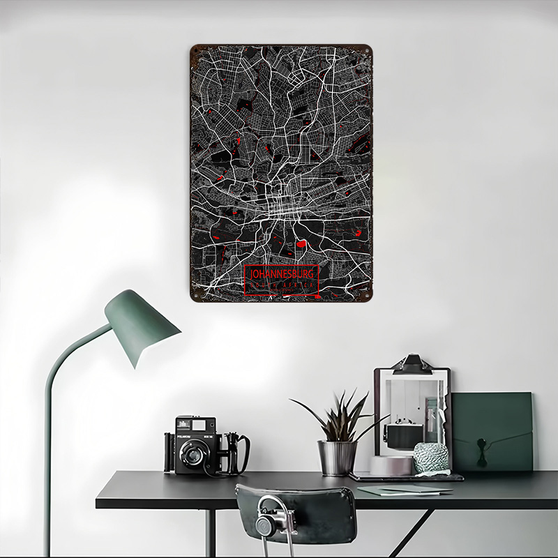 Johannesburg Stadtplan Südafri – Home Decor Johannesburg Bewertung und Preis