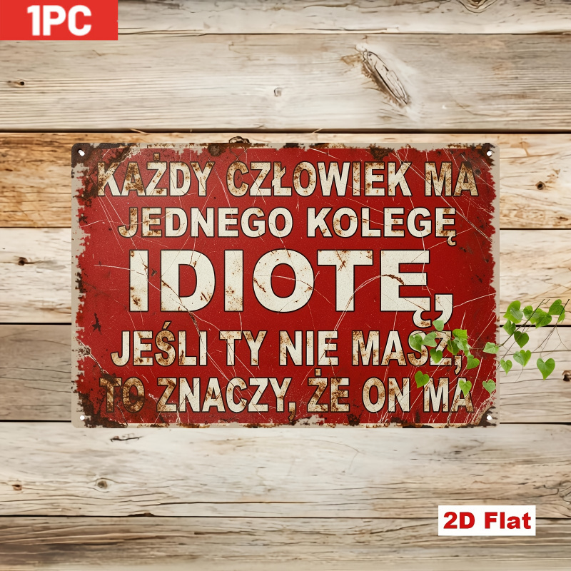 2D-Metallschild, Retro-Metallp – Home Decor Quotes Bewertung und Preis