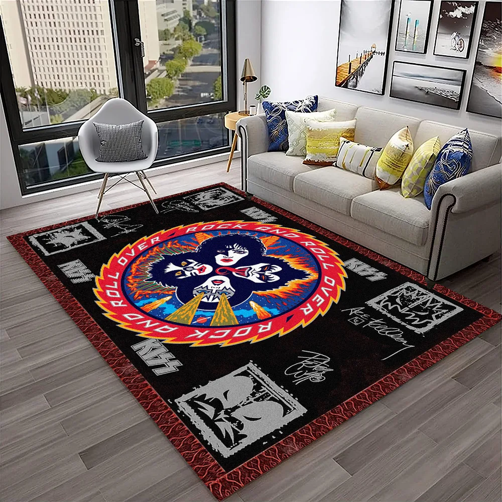 Retro KISS Rock Band Teppich f – Home Decor Online Free Bewertung und Preis