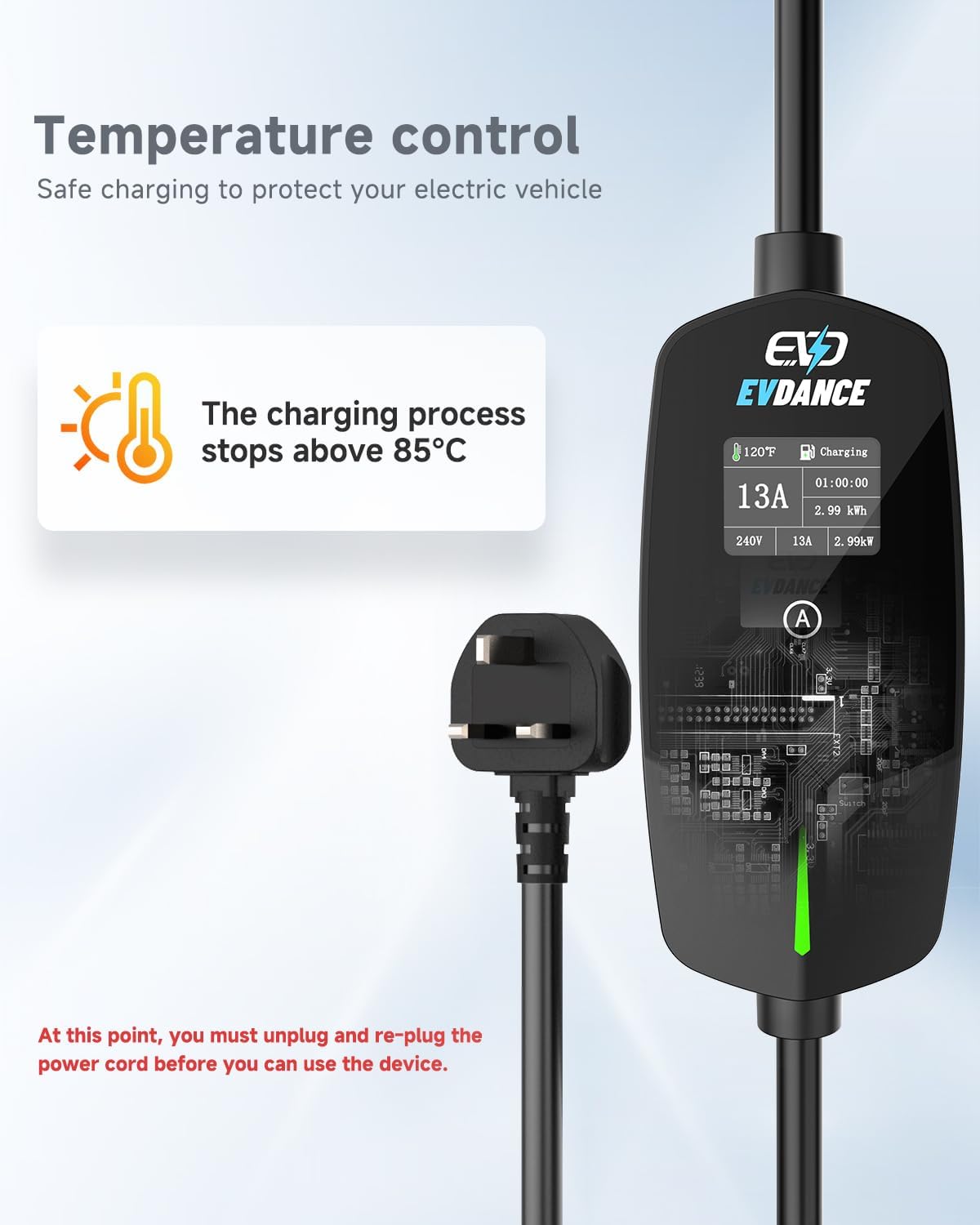 EVDANCE Tragbares EV-Ladegerät – Home Decor Uk Bewertung und Preis