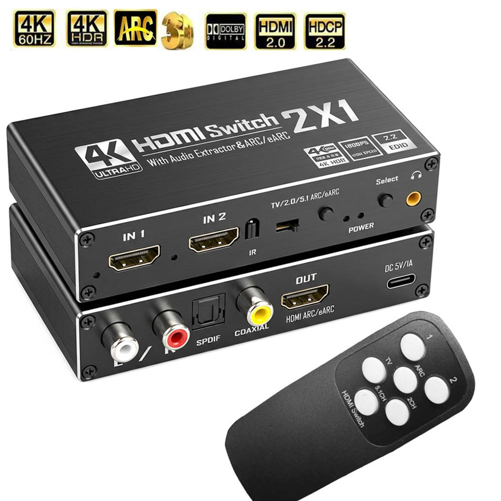 HDMI-Switch mit Audio-Extrakto – Home Decor Uk Bewertung und Preis