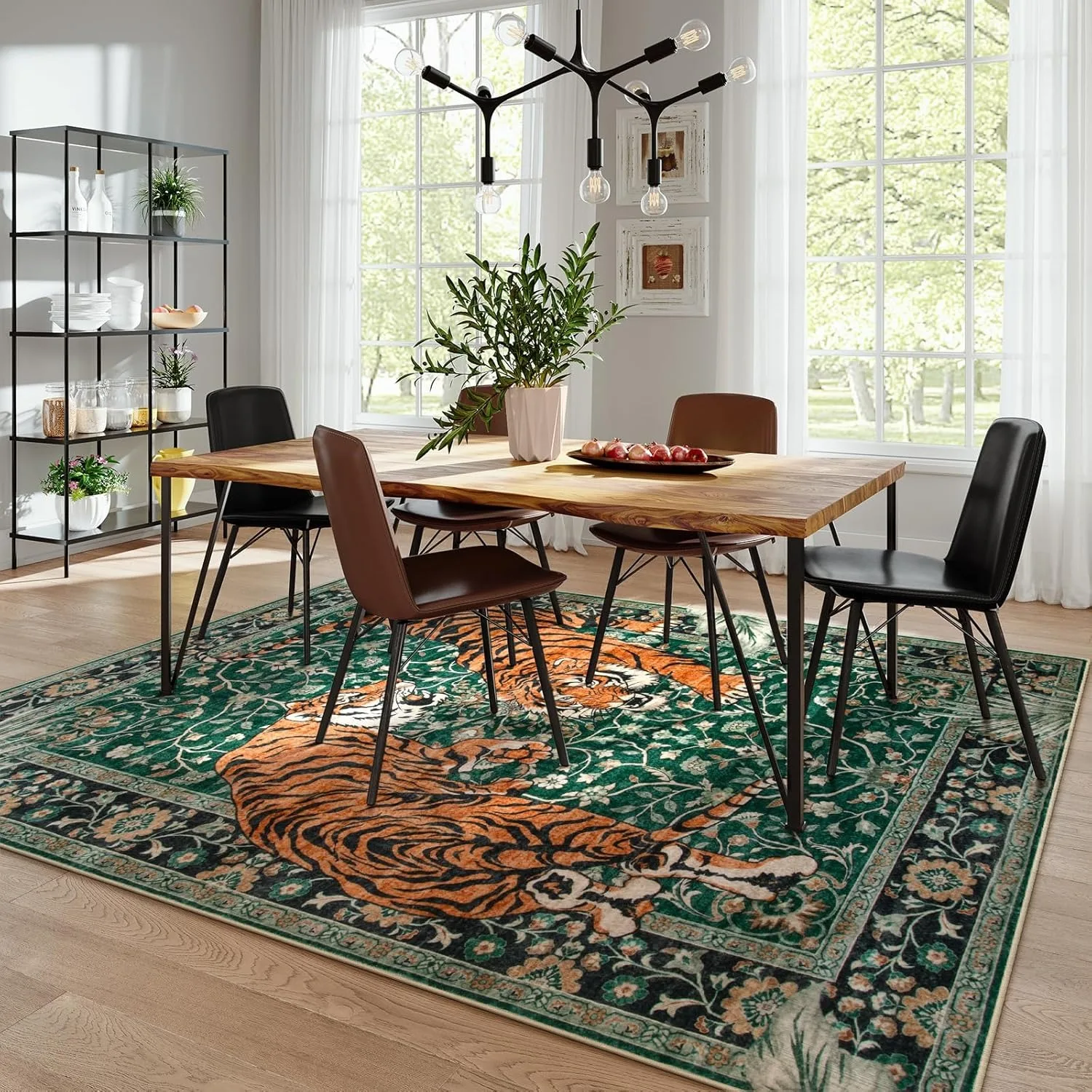 Dschungel-Tiger-Teppich für Wo – Home Decor Online Free Bewertung und Preis