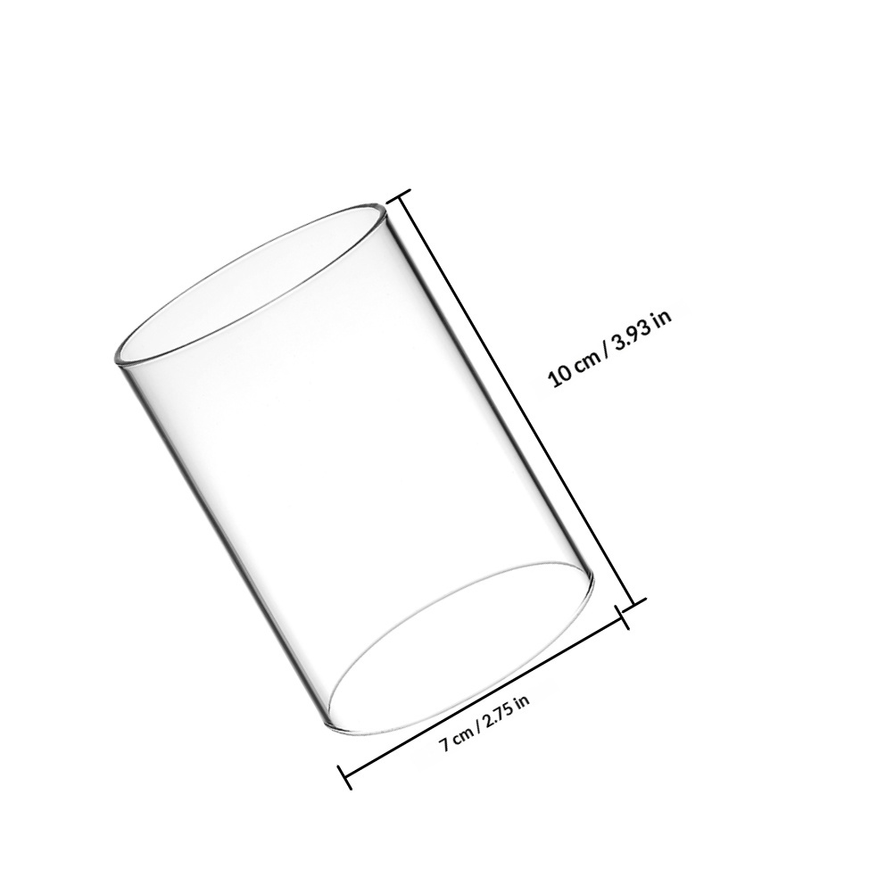 3-teilige Glasabdeckung, trans – Home Decor Organizer Bewertung und Preis