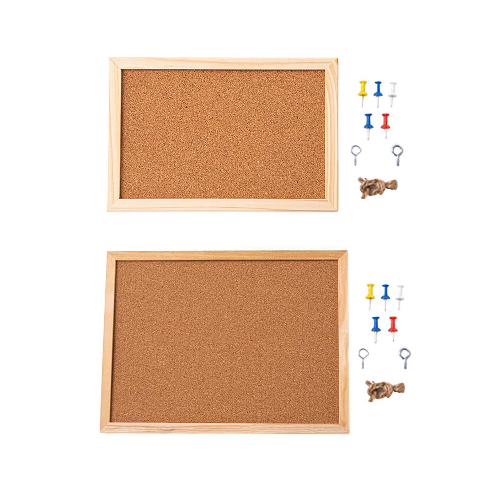 Kork-Pinnwand, Pinnwand, Holz, – Home Decor Vision Board Bewertung und Preis