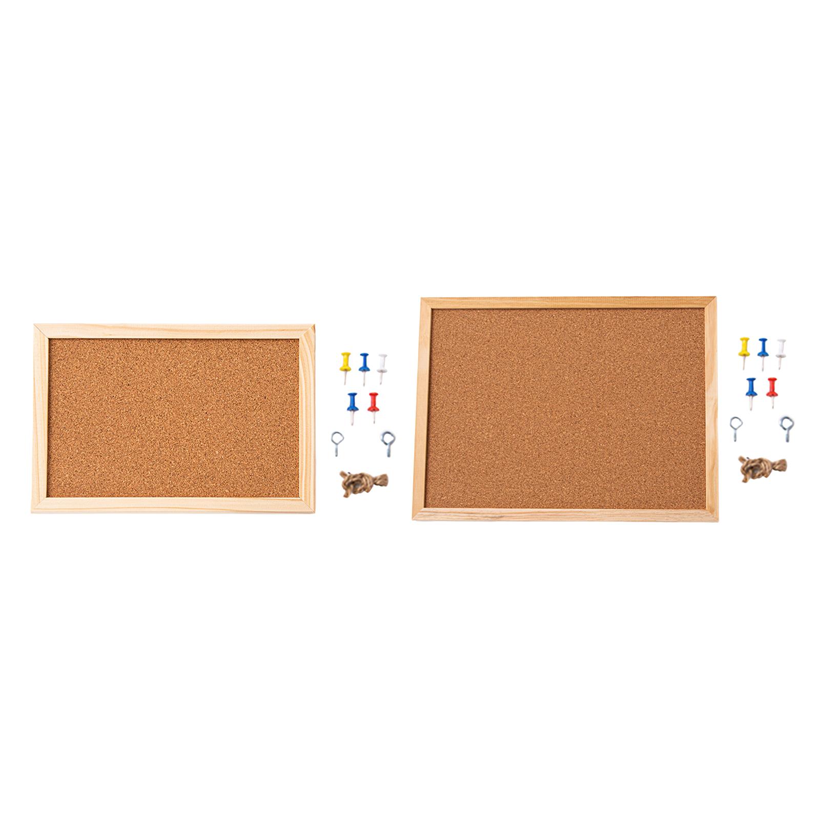 Kork-Pinnwand, Pinnwand, Holz, – Home Decor Vision Board Bewertung und Preis