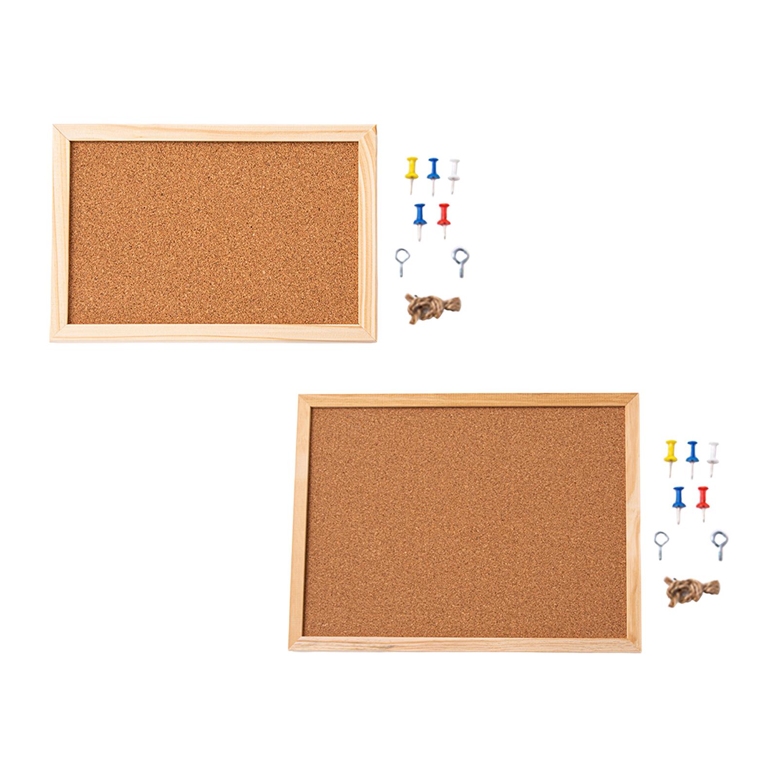 Kork-Pinnwand, Pinnwand, Holz, – Home Decor Vision Board Bewertung und Preis
