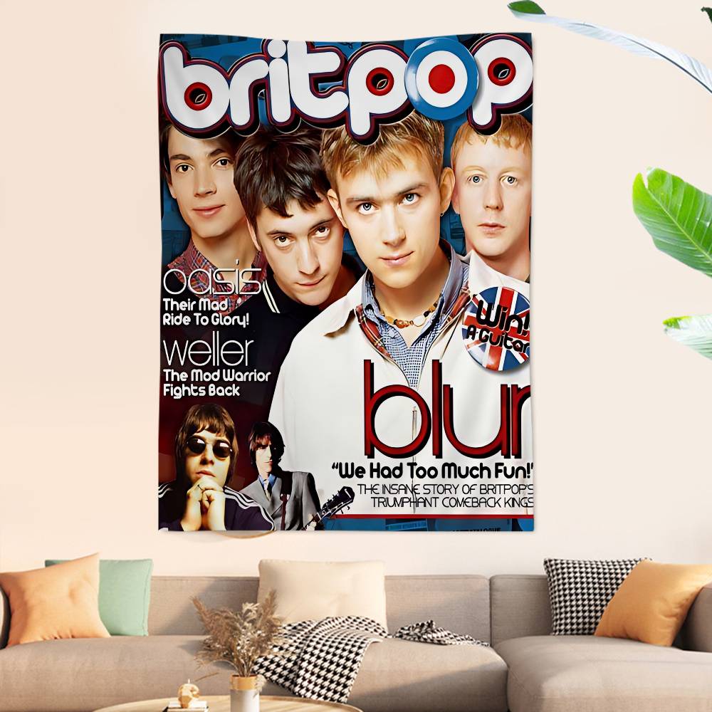 Band Musik Rapper Blur Anime W – Home Decor Hippie Bewertung und Preis