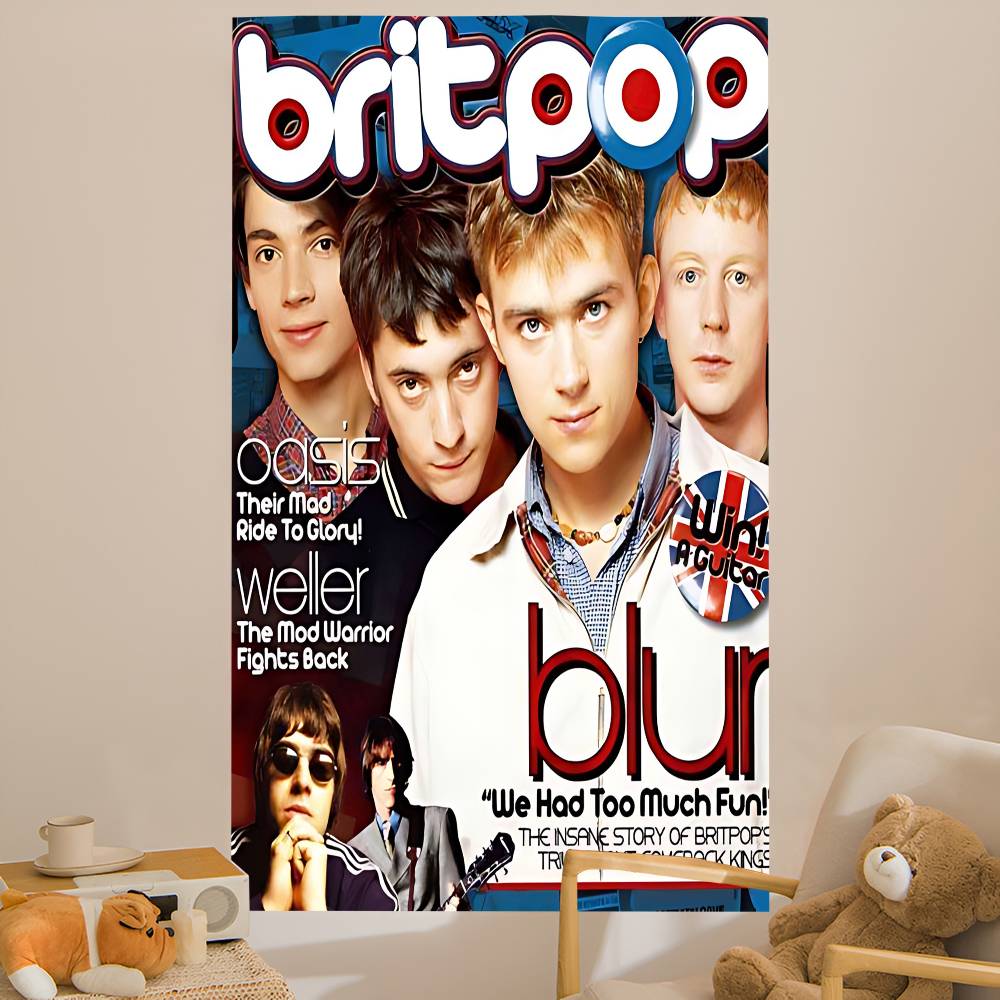 Band Musik Rapper Blur Anime W – Home Decor Hippie Bewertung und Preis