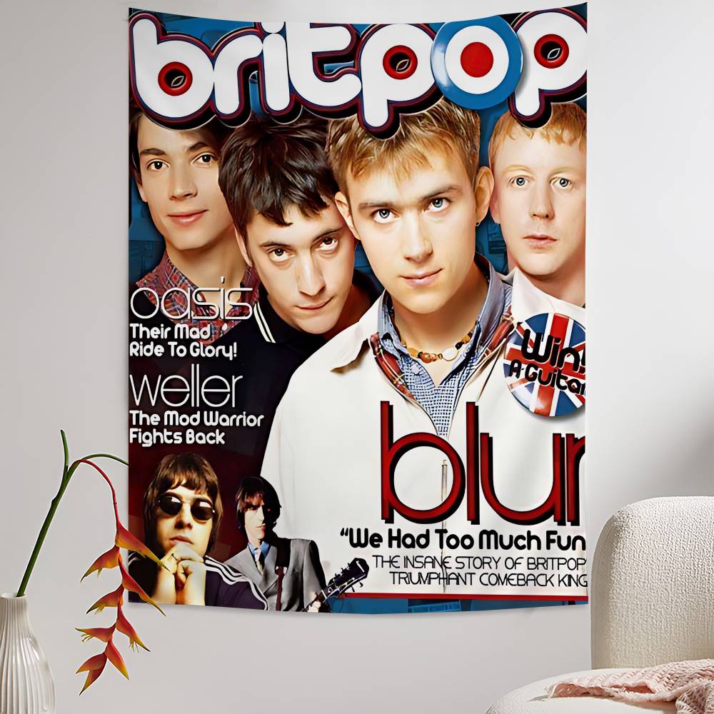 Band Musik Rapper Blur Anime W – Home Decor Hippie Bewertung und Preis