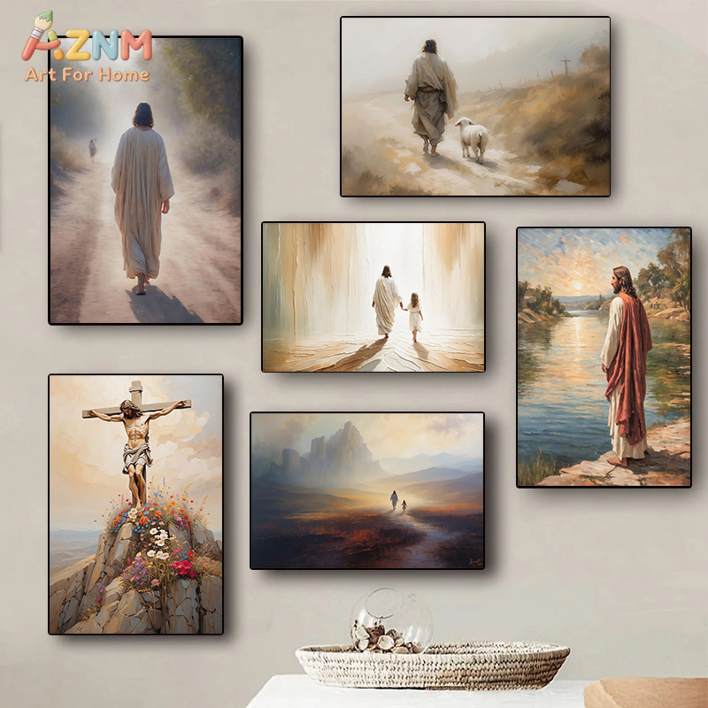 AZNM Jesus Christus Rahmenlose – Home Decor Jesus Bewertung und Preis