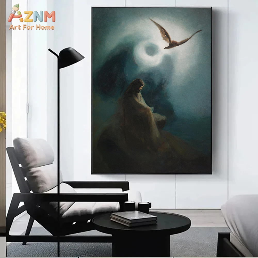 AZNM Jesus Christus Rahmenlose – Home Decor Jesus Bewertung und Preis